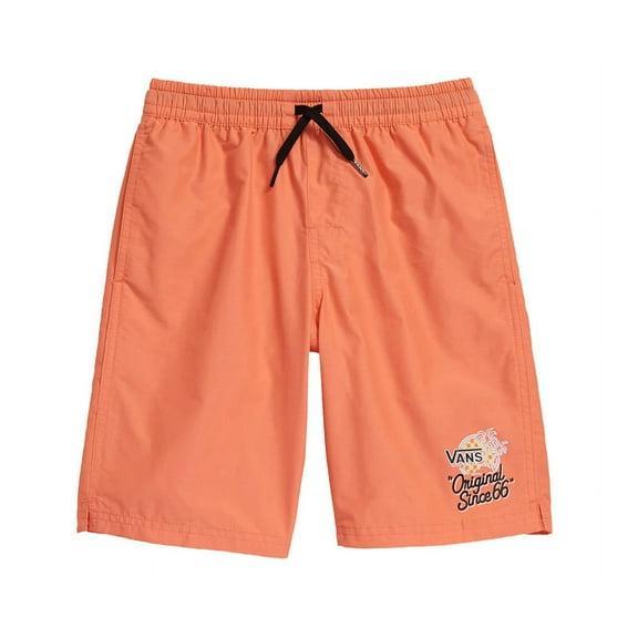 Vans Primary Volley Ii Short Boys Swimwear Size XL, Color: Coral