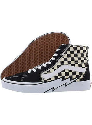 Vans Sk8-Hi Bolt lightning bolt Checkered Black White High Top