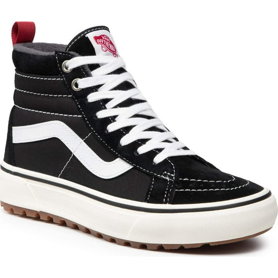 Vans SK8-HI MTE-1 Shoes, Black/True White, 9.5 US / 11 US,