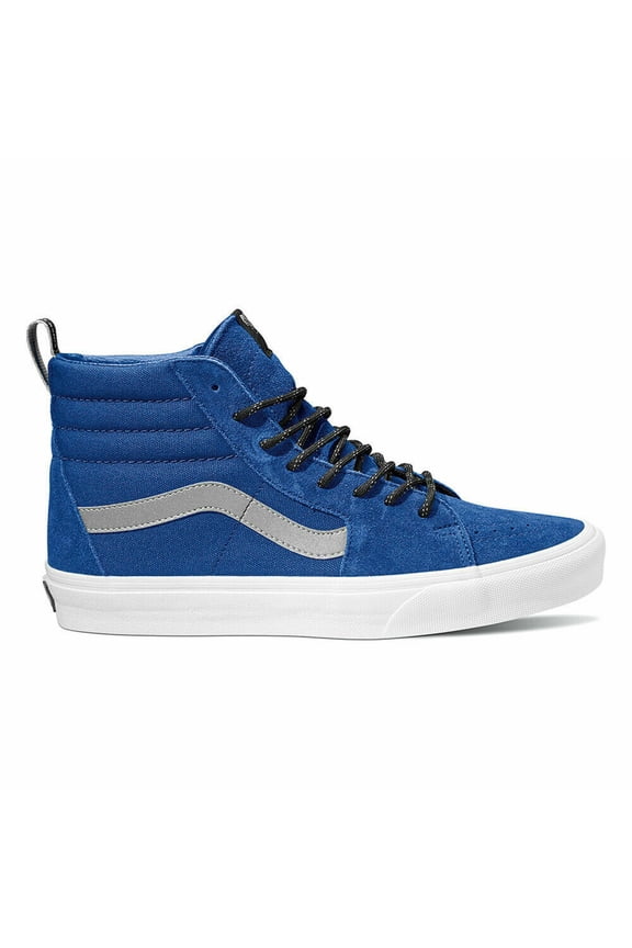 SK8 Hi OTW Webbing True Blue/Reflective Men's Classic Skate Shoes 8.5