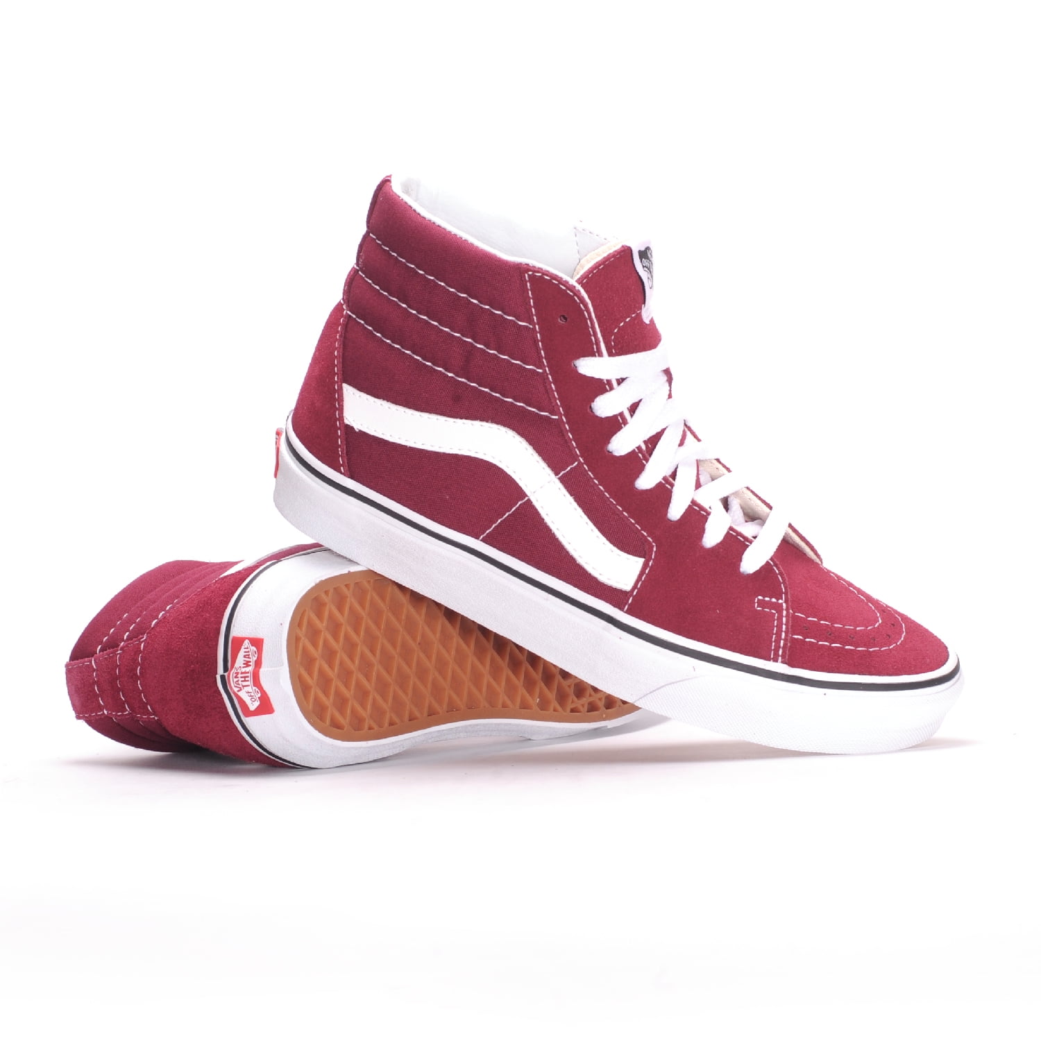 foretrækkes Uegnet lærebog Vans Sk8-Hi (Burgundy/True White) Women's Shoes-7.5 - Walmart.com