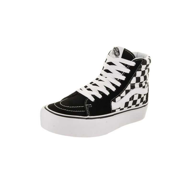 Vans sk8 top platform checkerboard