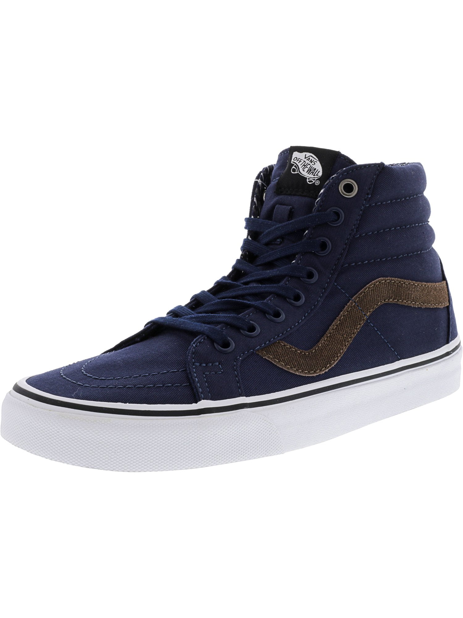 Blue high top vans sales
