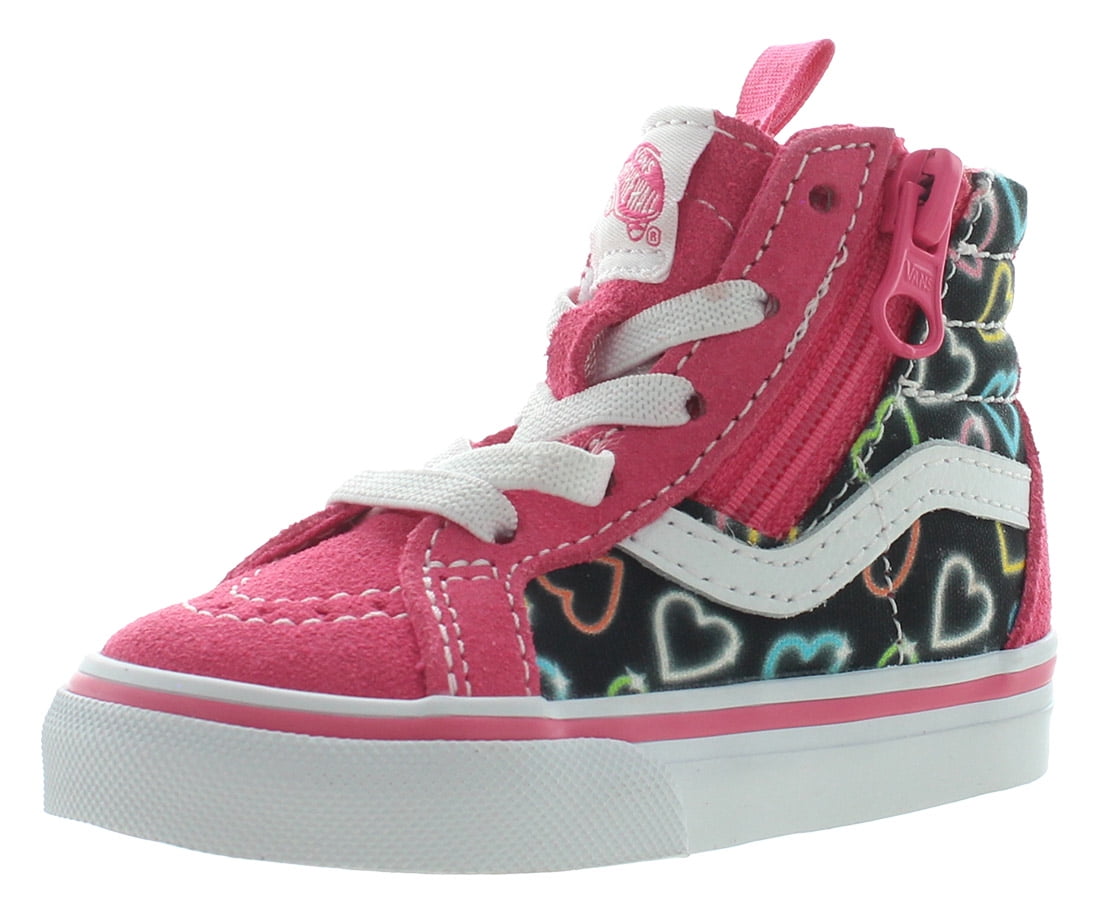 Vans Slip Vans Rainbow Heart Shoes Vans Sk8 Hi Reissue