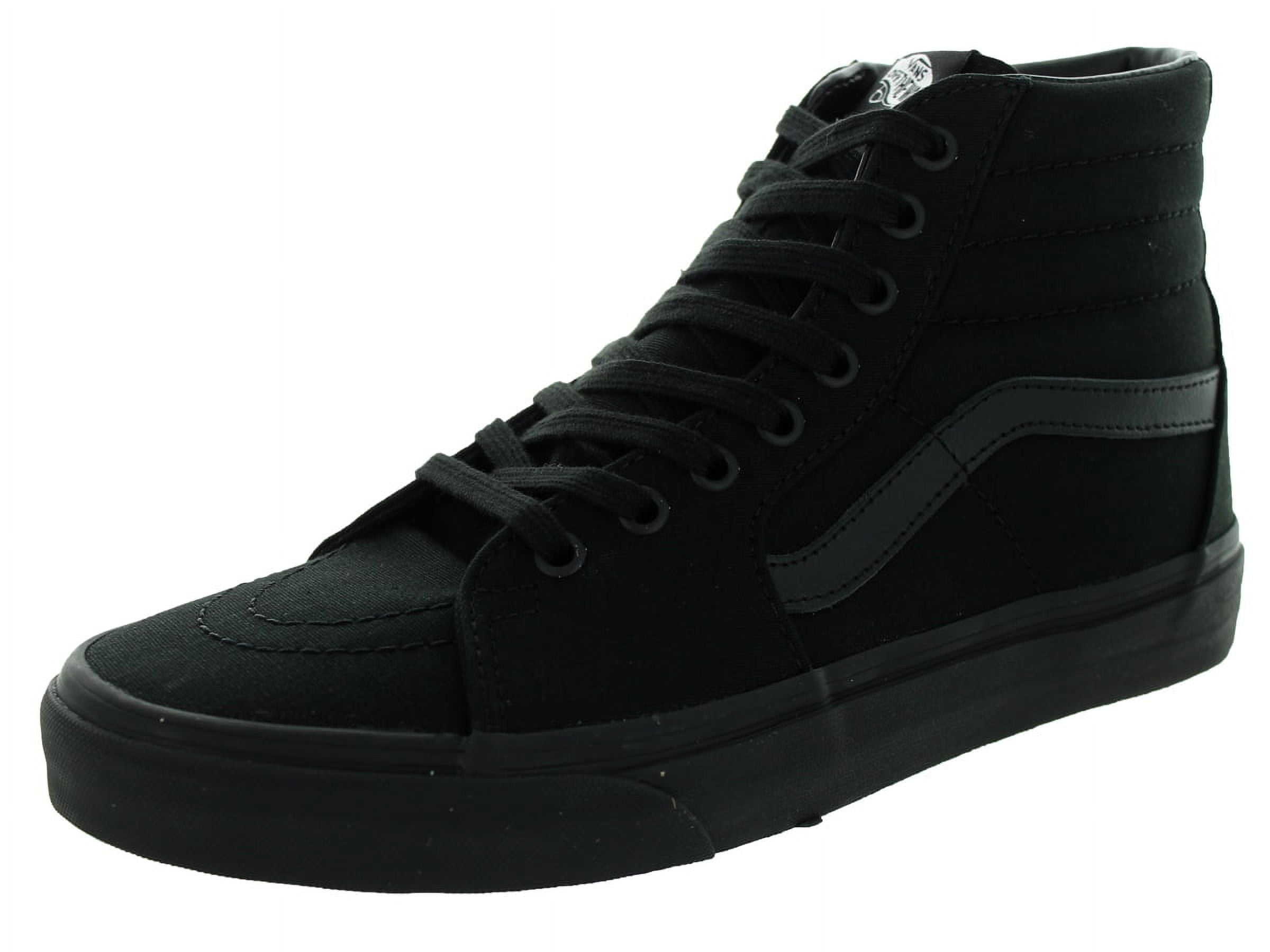 Vans Sk8-Hi (Black/Black/Black) Men's Skate Shoes-10