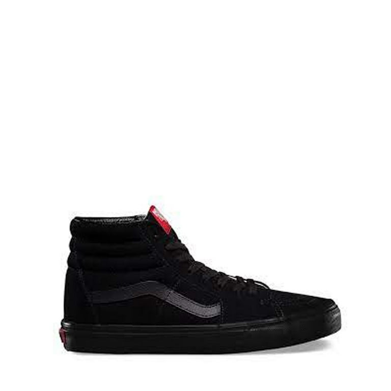 Vans Sk8 Hi Unisex Shoes Size 8 Color Black Black Walmart