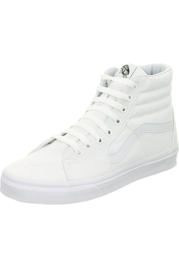 Sk8-Hi VN000D5IW00 Sneakers Men's True White Lace Up Skateboard Shoes LR727 (White,13)