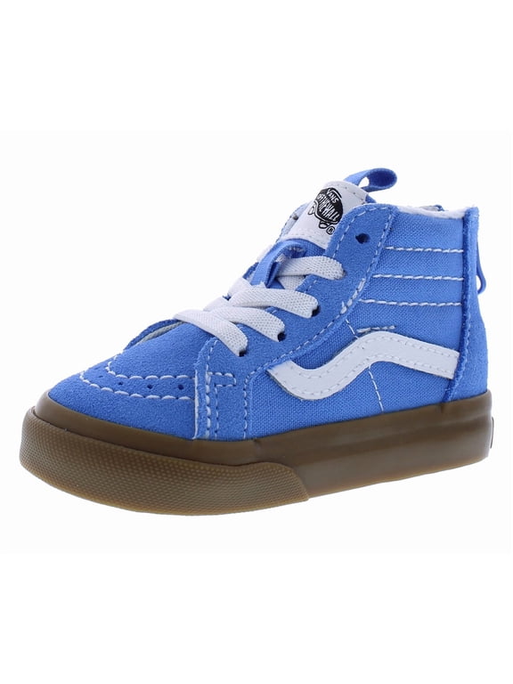 Sk8 Hi Zip Infant/Toddler Shoes Size 7, Color: Gum Azure Blue