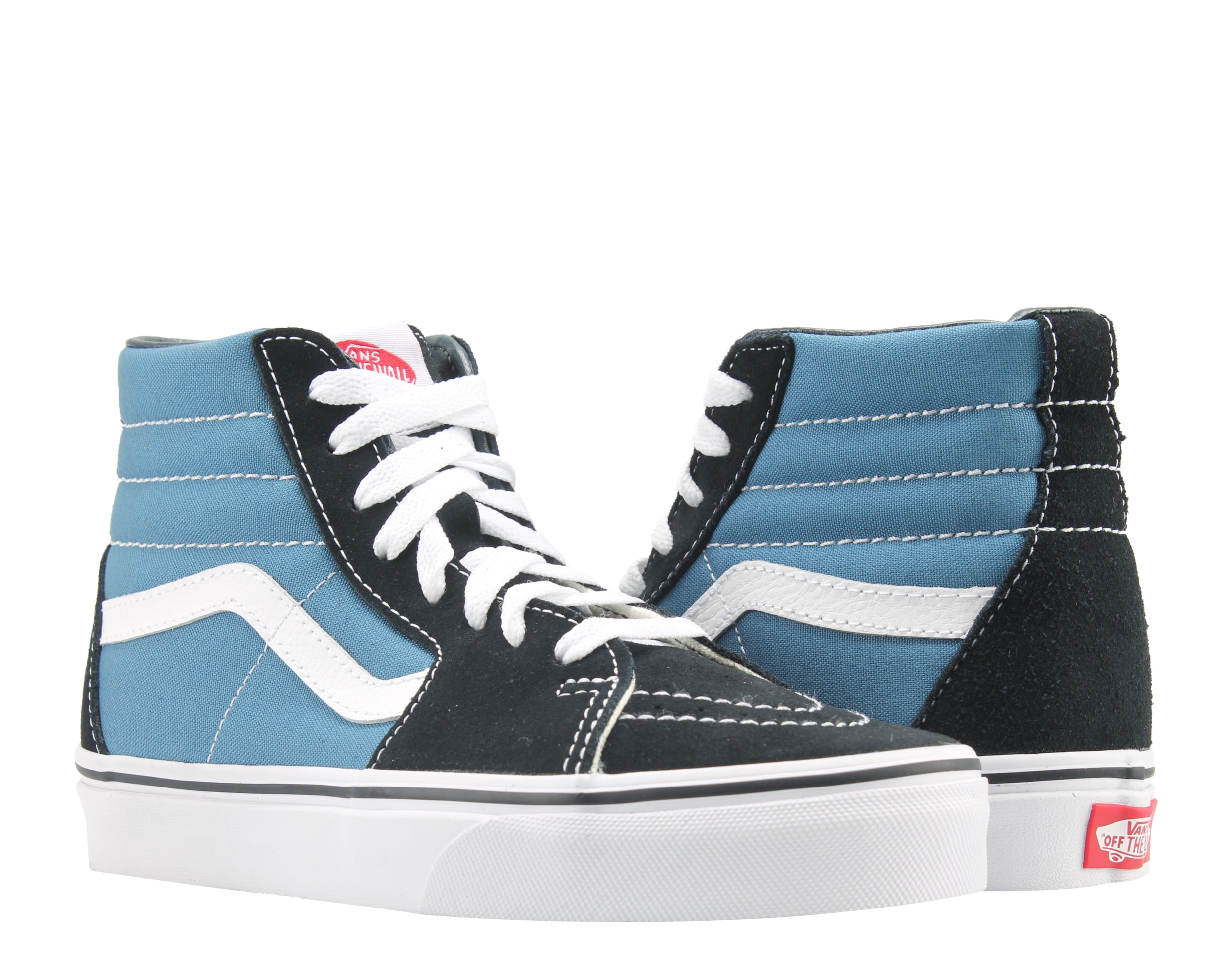 Vans "Sk8-Hi" Sneakers (Navy) Men's Canvas Suede Skateboard High-Top Shoes