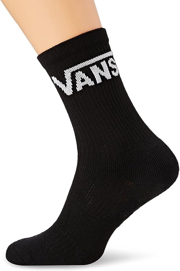 Skate Crew Socks Black Mens 6-9.5