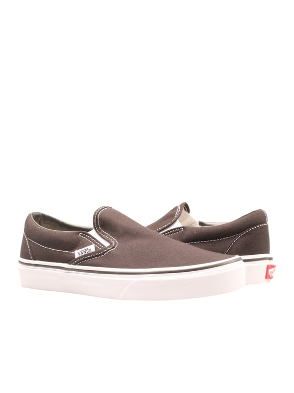 Classic Slip on Unisex Shoes Unisex Shoes Size 7, Color: Black