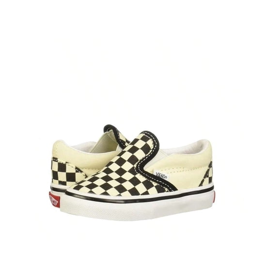 Vans Slip-On V Checkerboard Toddler Shoes size 9