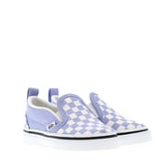 Vans Slip-On V Unisex/Toddler shoe size 2 Toddlers  Casual VN0A3488WL0 Checkerboard/Pale Iris/White