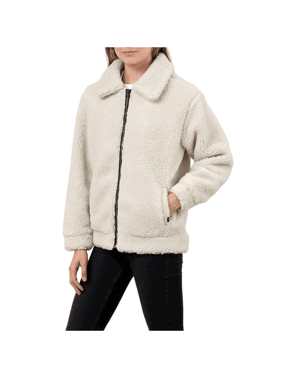 Snow Out Women's Sherpa Full Zip Jacket Size L