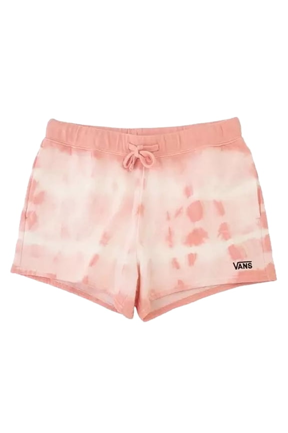 Sun Waves Tie Dye Short Womens Active Shorts Size XS, Color: Coral/White
