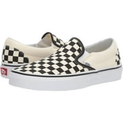 Vans U Classic Slip-On Unisex Shoes Size 5, Color: Black/White Checkerboard/White