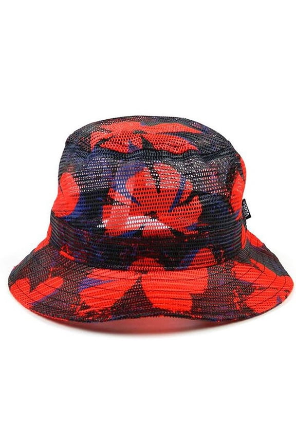 Undertone Bucket Hat-Navy/Red