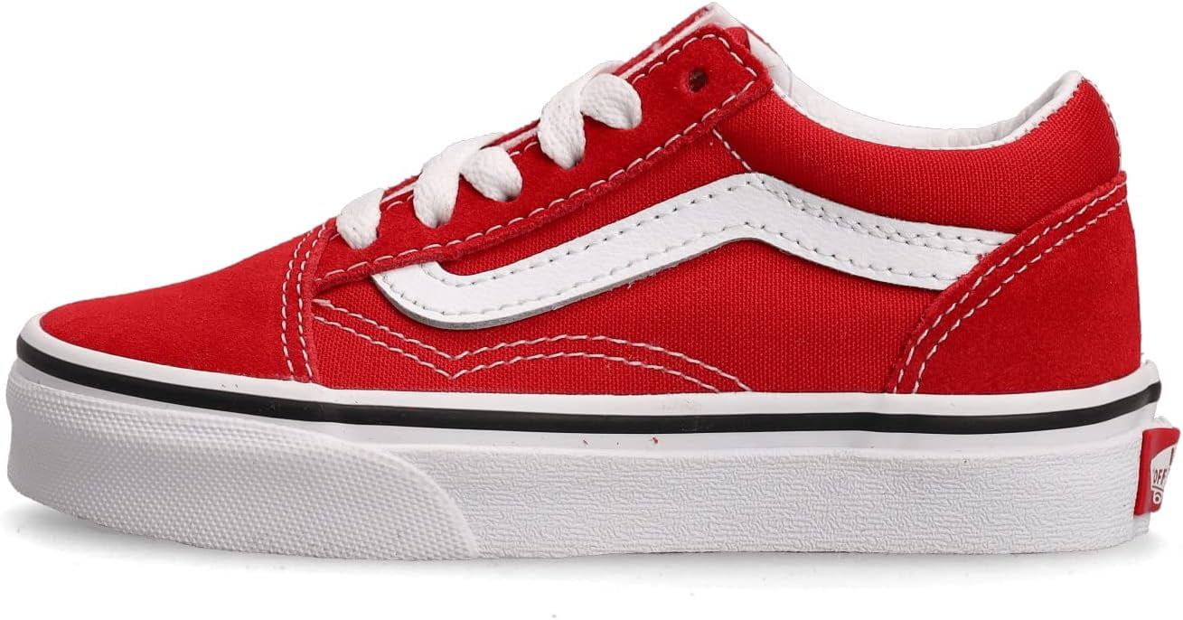 Fashion big kids red vans