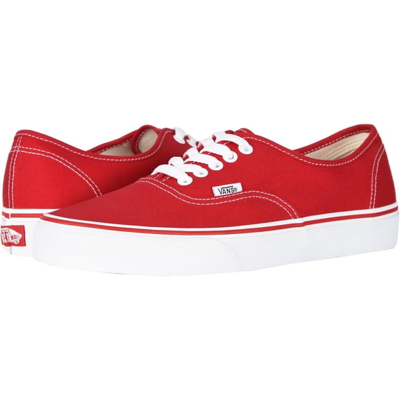 Vans Unisex Classic Authentic - Red - Size 9.5 Women/ 8 Men