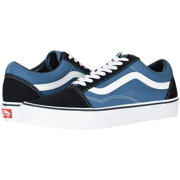 Vans Unisex Classic Old Skool Canvas Shoes - Navy - Size 8.5 Women/ 7 Men