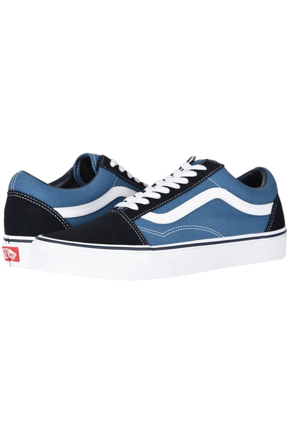 Unisex Classic Old Skool Canvas Shoes - Navy - Size 8.5 Women/ 7 Men
