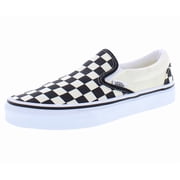 Vans Classic Slip On Unisex Shoes Size 9, Color Black/White/Checkerboard/White