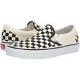 thumbnail image 1 of Vans Unisex Classic Slip on Canvas Shoes - Black and White Checkerboard/White - 13 Women/11.5 Men, 1 of 5