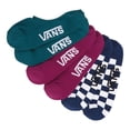 thumbnail image 1 of Vans Unisex Classic Super No Show Socks 3 Pairs, Multi Deep Teal, Size 6.5-9, 1 of 4