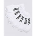 thumbnail image 1 of Vans Unisex Classic Super No Show Socks 3 Pairs, White (Vans Logo), Size 6-9.5, 1 of 3