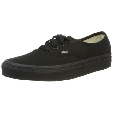 Vans Unisex Low Top Lace-Up Casual Dress Shoes, Black,10