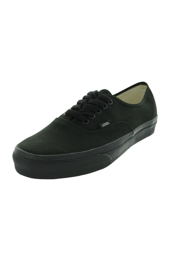 Unisex Low-Top Sneakers, Round Toe Black, Men 11.5