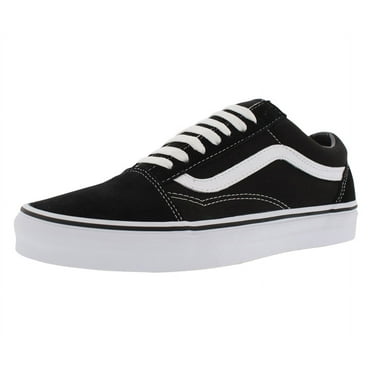 Vans Unisex Old Skool Skate Fashion Sneakers, Round Toe Black, Size10.5