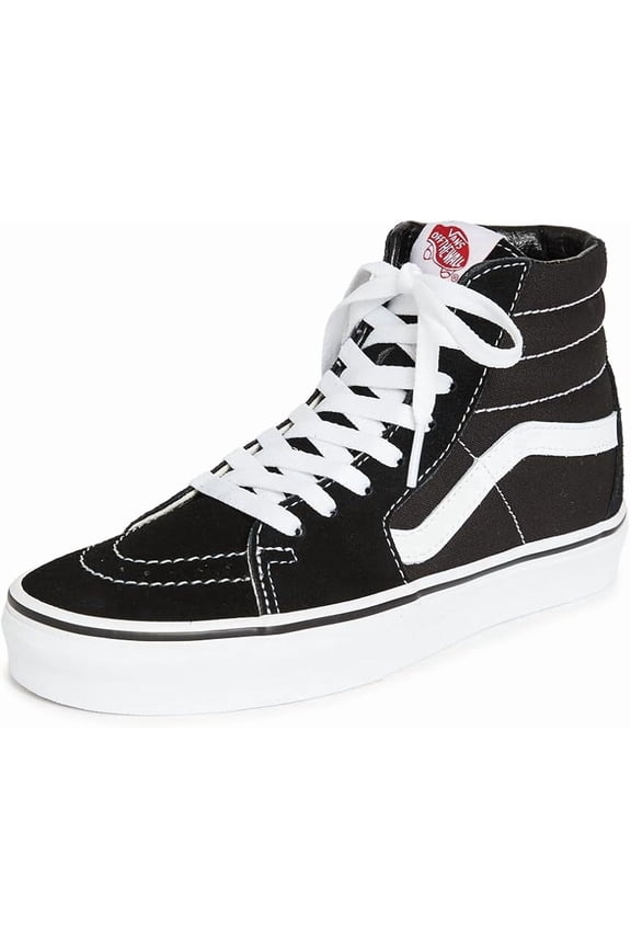 Unisex UA Sk8 High Top Sneakers, Black/Black/White SIZE M7 /W 8.5