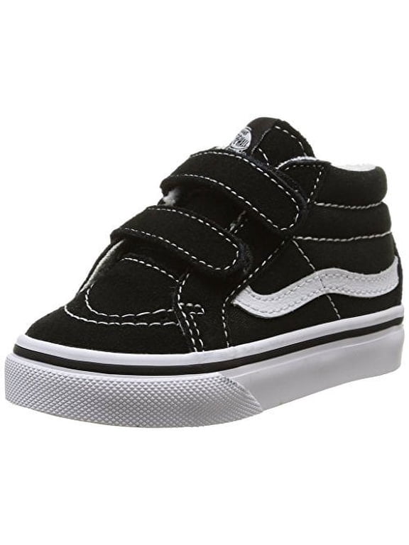 VN-018W6BT : Toddler Sk8-Mid Reissue V Black/White Skate Shoe (8 M US Toddler)