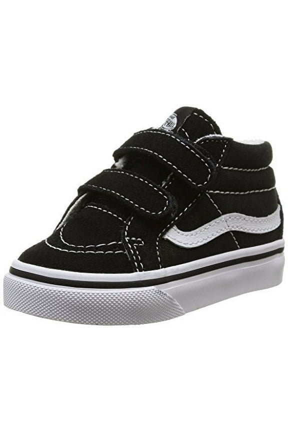 VN-018W6BT : Toddler Sk8-Mid Reissue V Black/White Skate Shoe (9 M US Toddler)