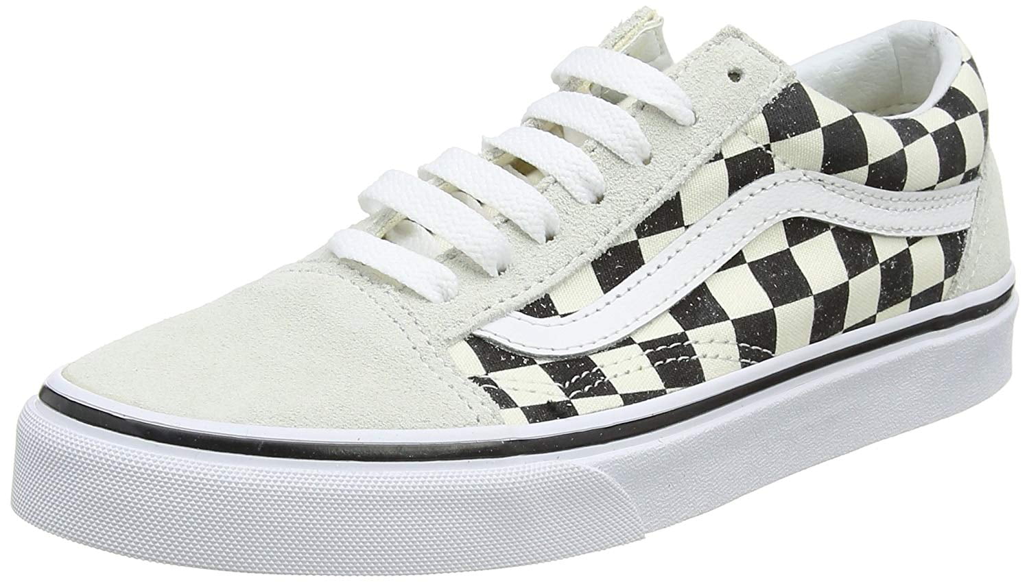 Vans VN-0A38G127K: Men's White/Black Old Skool Trainers Sneakers (4.5 D(M) US Men)