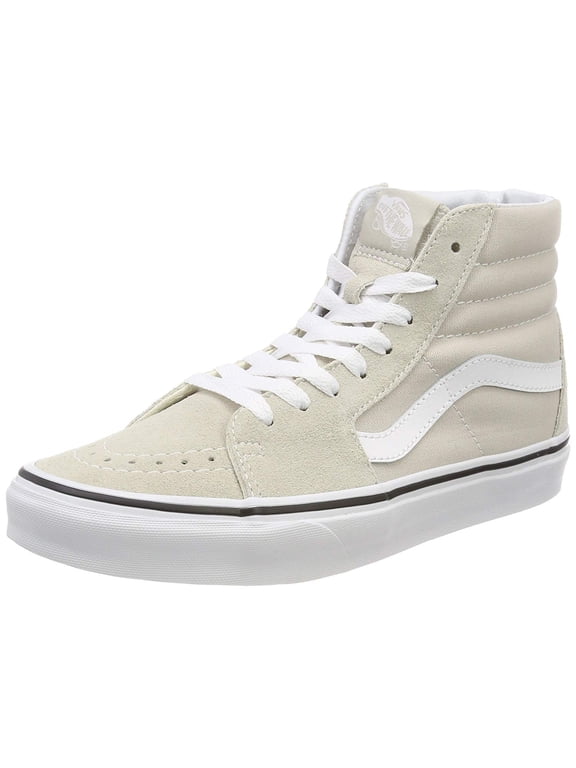 VN-0A38GEQA3: Men's Silver Lining/True White SK8-Hi Hi-Top Trainers
