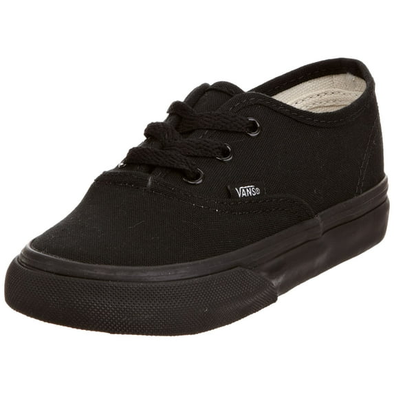 Vans VN-0WWXENR: Authentic Little Kid(PS) Skate Black Sneaker (12 M US Little Kid)