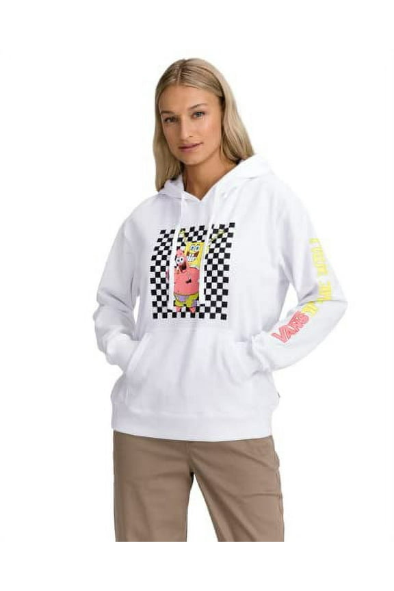 Women's Pullover Hoodie Size S White