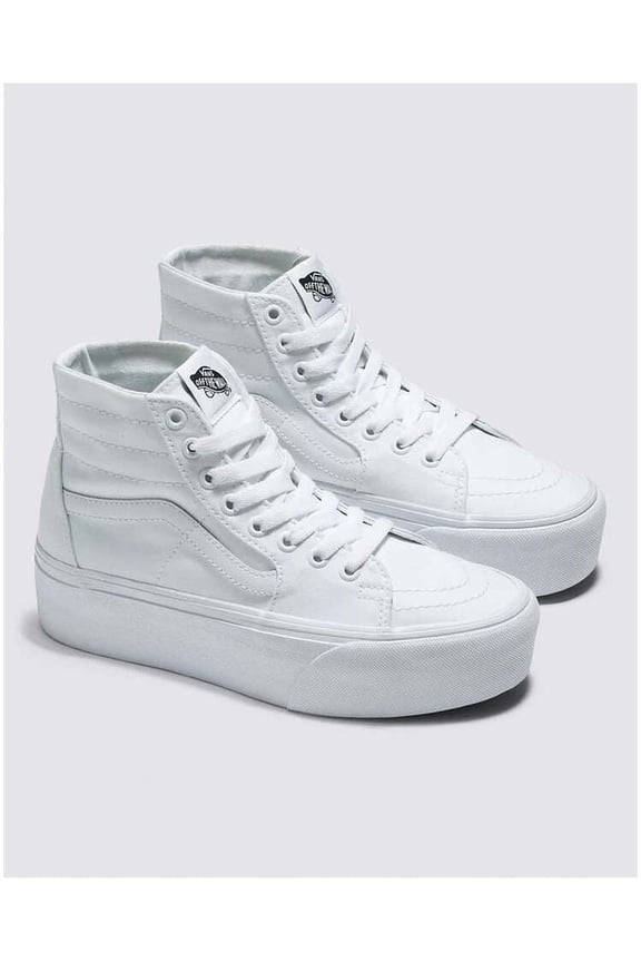 Women's SK8-Hi Tapered Stackform Sneakers, Canvas True White size 6