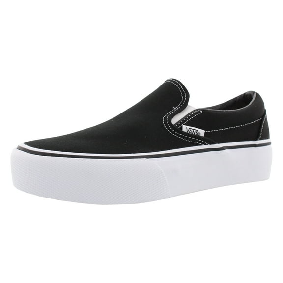 Vans Classic Slip-On P Black Ankle-High Fabric Shoes - 6.5M / 5M