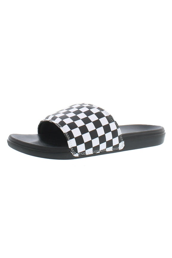 Womens La Costa Checkered Pool Slide Sandals B/W 11 Medium (B,M)