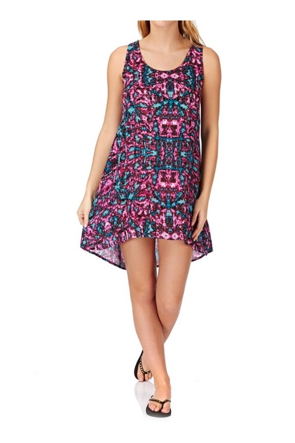 Womens Push Back Tank Dress, Multicoloured, X-Small