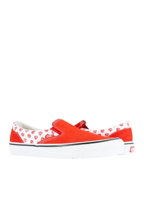 x Bodega Classic Slip-On OG Dice High Stakes Low Top SneakersRacing Red/True White13