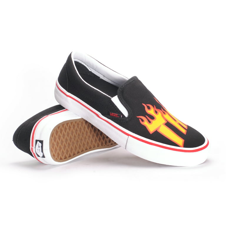 Vans x Thrasher Slip-On Pro Black) Men's Skate Shoes-13 - Walmart.com