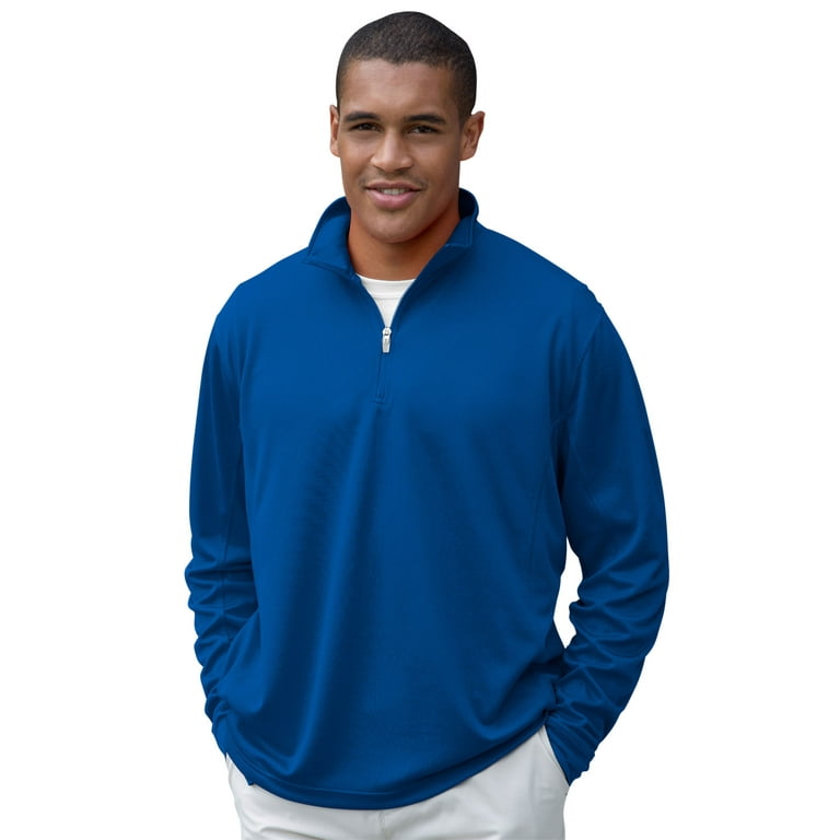 Vansport Mesh 1 4 Zip Tech Pullover Walmart