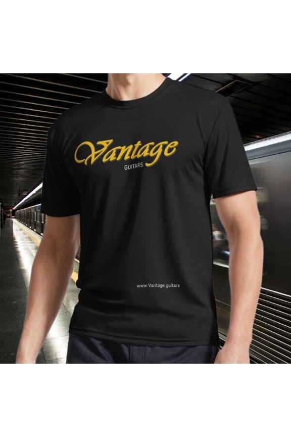 Vantage Guitars Logo Active T-Shirt Funny Size Mode American T-shirt