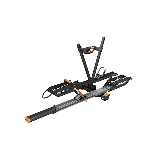 Vantana APEX DUO Heavy Duty 2 E-Bike Hitch Bike Rack for 2 Bikes, 200 lb Capacity, RV Rated, Loading Ramp, Folding Tilt Design, Fits 2" Receiver