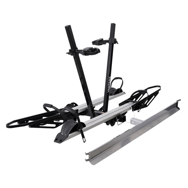 Vantana Foldable 2-Ebike Rack with Loading Ramp, 200 lbs Aluminum Hitch ...