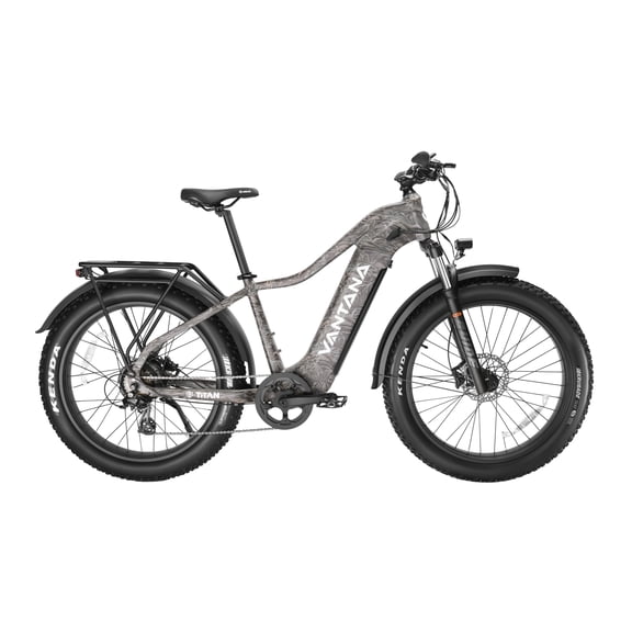 Vantana Titan Hunting Electric Bike, 1000W Peak Motor, Torque Sensor, 960Wh Samsung Battery, 95 Miles Range, 28 MPH, 400 lb Payload, UL Certified Ebike for Hunters & Outdoor Adventures, Shadow Camo